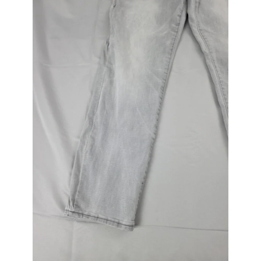Aeropostale Jeans Skinny Tapered Fit Gray Denim Mens 32x30 Nice Whiskers